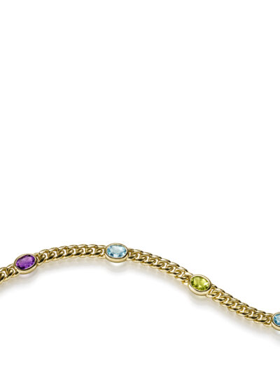 14k Yellow gold amethyst, sky blue topaz, citrin, peritot_rt_f