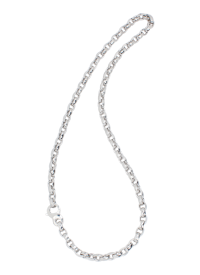 Platinum _ handmade chain 8x5.7mm_rt_f